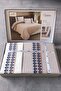 Tivoli Double 4-Piece Pool Pique Set - Dowry & Gift Pique - Valerie-Beige - 3