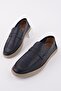 Harnaz Laceless Genuine Leather Men's Daily Casual Shoes - 5
