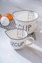 Leroy Set of 2 Porcelain Measuring Cups - 250/500 ml