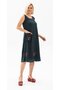 Sleeveless Şile Fabric Burçak Midi Length Summer Dress Petrol Ptrl - 5