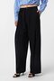 Belted Pleated Women's Trousers