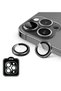 Ipg Prolens Camera Lens Protector for iPhone 15 Pro / Pro Max with Aluminum Cd Frame, Shatterproof Glass