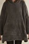 Karaca Home Young Cordel Wearable Blanket Anthracite - 3