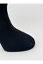 Women's Black-White Bamboo Tennis Socks. Box of 6 Seamless Sweatproof College Socks. - 4