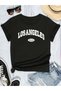 Los Angeles Usa Printed Oversize T-Shirt