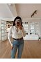 Women's Round Neck Buttoned Top Quality Slim Fit Short Cardigan - 2