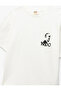 Cotton Short Sleeve Crew Neck Mustafa Kemal Atatürk Embroidered T-Shirt - 3
