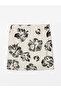 LCW Slim Fit Patterned Linen Blend Women's Skirt - 6