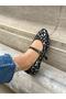 Black Silver (Sage) Women's Ballerinas - 3