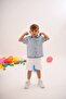 Boy's Denim Suit with Shorts - 3