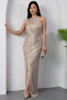 فستان سهرة طويل بأكمام طويلة من Pulpayet 13461 - 5