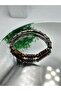 Hematite and Tiger Eye Natural Stone Bracelet - Elegance and Energy Together - 4