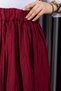 Women's 100% Viscose Pleated Dress with Elastic Waist and Wrinkle Detail - 3