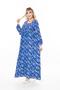 Women's Long Sleeve Plus Size Summer Woven Dress - 4