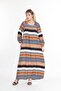 Women's Long Sleeve Plus Size Summer Woven Dress - 8