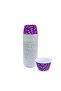Muffin/Cupcake Cake Mold/Container Capsule, Oven Safe, Airfryer Compatible, Purple Polka Dot 50's - 3