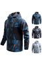 Ghassy Co. Men's Water and Wind Proof Chest Zipper Hidden Pocket Sports Raincoat - 2