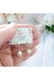 Stylish and Minimalist Pearl Earrings – Non-Tarnish Antiallergic, Zircon Detailed Steel Earrings-10Mm Pearl Gold Color - 8