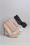 Select 901 stone tulle detail evening shoes (heel height: 12 cm, platform: 2.5 cm) gold - 7