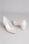 Select 729 stiletto with stone tulle detail (heel height: 6 cm) pearl - 6