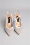 Select 089 stone heel women's shoe (heel: 9.5cm) silver - 4