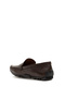 Brown 100% Leather Loafer Shoes 50308466-Vr029 - 4