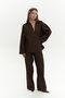Blenham Brown Shirt Pants Set