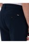 Navy Blue Slim Fit Seersucker Elastic Waist Woven Shorts 50305289-Vr033 - 6