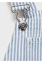 Striped denim overalls - 5