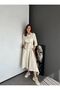 EXOTIC ASSORTED Women's Cuffed Full Button Safari Shirt Dress - 8