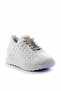 White Knitted Women's Casual Shoes K01220051716 - 3