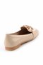 Beige Women's Loafer Shoes K01641166311 - 4
