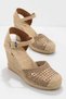 Mink Suede Women's Wedge Heeled Shoes01874012102 - 2