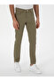 Green Slim Fit Cotton Blend Jean Trousers 50298904-Vr054 - 2