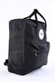 Unisex Black Color School Bag Compatible 14 Inch Laptop Bag, Black Backpack - 2