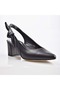 Nish Exclusive 382 Women's Open Back Heeled Shoes - 2