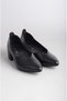 Select 1068 genuine leather heel women's shoe (heel: 4 cm) black