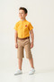 Boy / Loose Collar / Shirt Shorts / Belted Boys Suit - 4