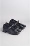 Select 25106602   Genuine Leather Belt Heeled Women's Shoes (Heel Height: 3.5 cm) Black Patent Leather - 7