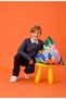 Children's Knitwear Sweater - Crew Neck, Long Sleeves and Relaxed Fit - 3