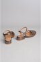 Seç 024 Genuine Leather Women's Shoes (Heel Height: 3cm) Bronze - 3