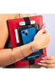 The Hammal by 2K Phone,Pen and Accessory Carrier Agenda and Notebook Organizer,With Anti-Slip Rubber,V - 5