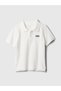 Baby Boy Gap Logo Polo Neck T-Shirt Cream