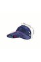Beige Color Visor Sun Hat with Flower and Pearl Bead Trim Foldable Uv Protection - 4