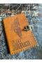 Palestine White Handmade Leather Notebook - Free Palestine Detailed Gift