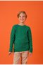 Children's Knitwear Sweater - Crew Neck, Long Sleeves and Relaxed Fit - 2