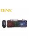 مجموعة لوحة مفاتيح وماوس ألعاب سلكية بإضاءة خلفية RGB DX1795 - 7