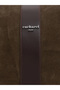 Men's Brown 100% Leather Travel Bag 50305861-Vr029 - 7