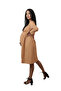 organic cotton - flared maternity dress - 3