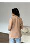 Fletolu Astarlı Slim Blazer Ceket - 6
